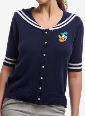 Her Universe Disney Donald Duck Knit Sailor Cardigan Her Universe Exclusive, , hi-res